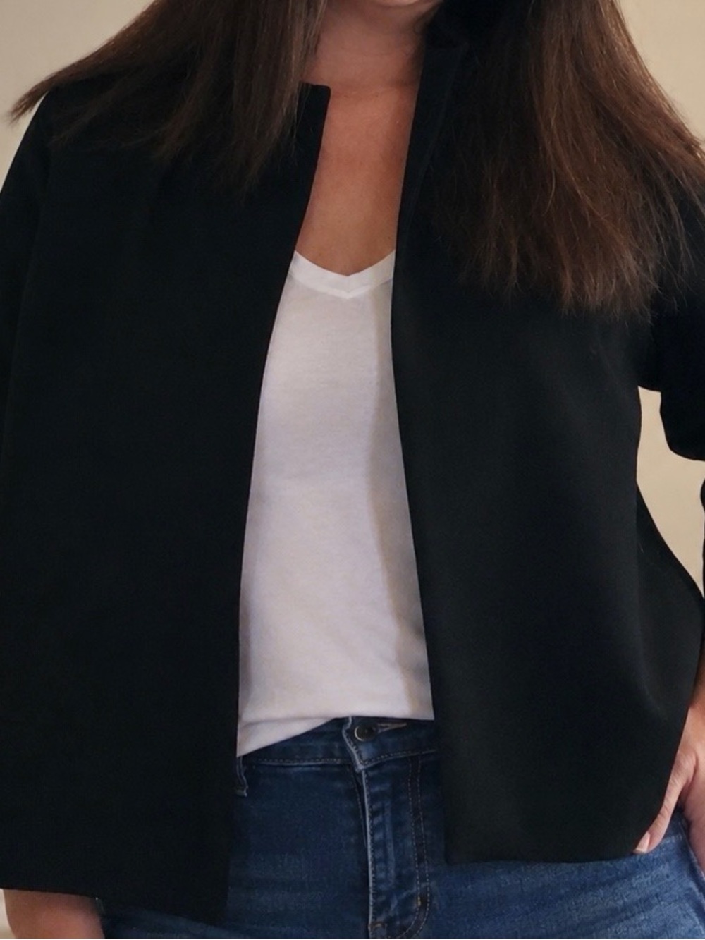 Authentic CELINE Open-Front Jacket